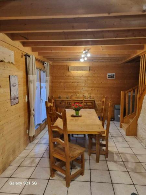 Chalet bois et pierre